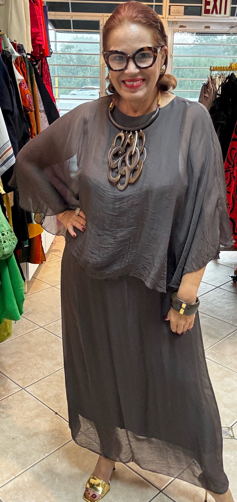 Vestido de Seda