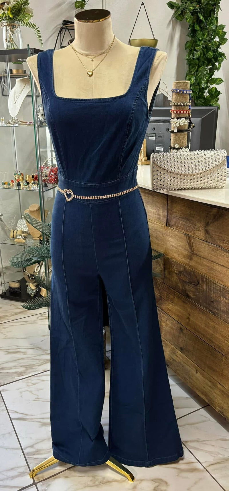 Denim jumsuit